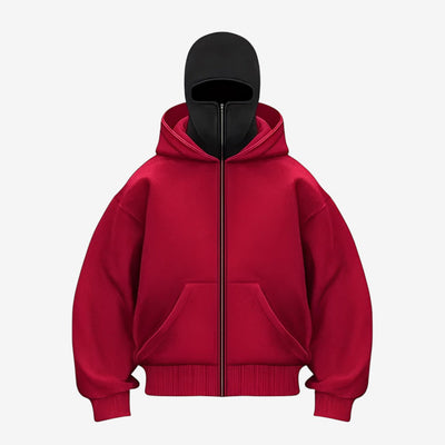 Hettegenser med dobbelt lag